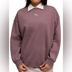 Puma raisin colored pullover! Size small NWT